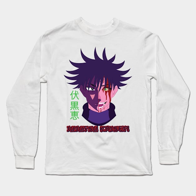 MANGA JUJUTSU KAISEN 0 UT GRAPHIC T-SHIRT P971 Long Sleeve T-Shirt by Huko